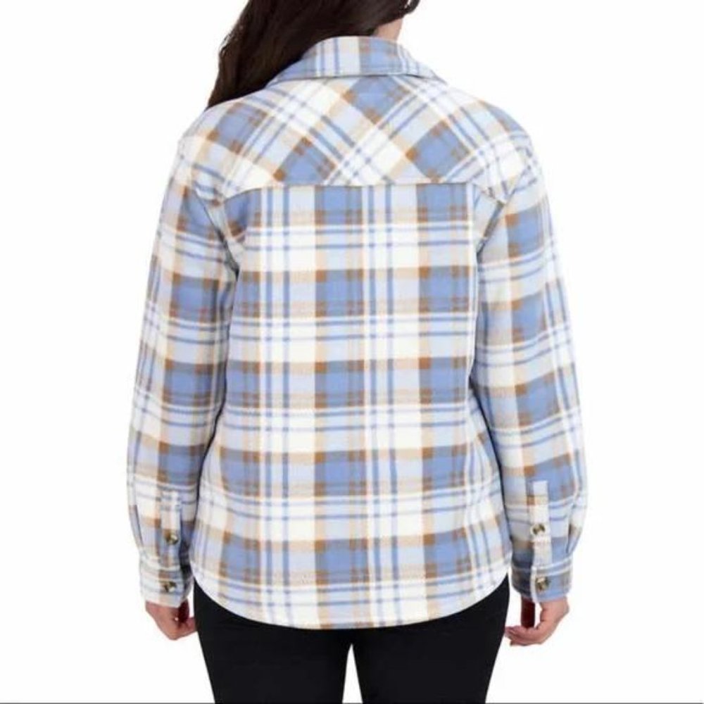 BLUE Sage Ladies' Plush Shirt Jacket - Picture 7 of 7